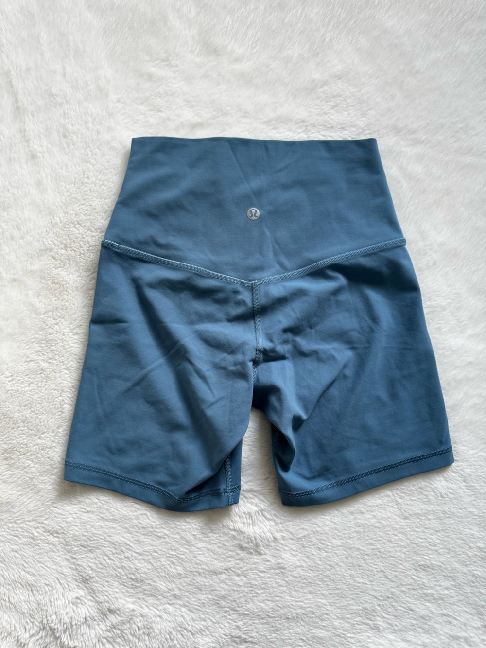 LULULEMON | Align High Rise Short 6” In Washed Denim - Picture 7 of 8